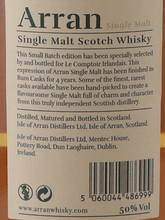 Load image into Gallery viewer, Arran Small Batch 9 Year Old Rum Cask Finish