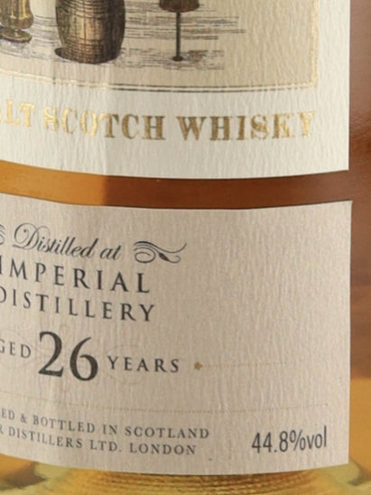 The Single Malts of Scotland Marriage of Cask Imperial 26 Year Old