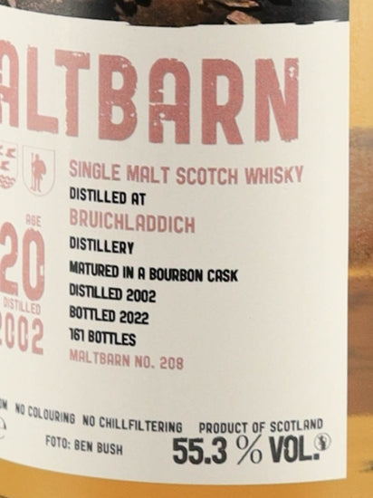 Maltbarn Bruichladdich 20 Year Old 2002
