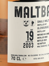 Load image into Gallery viewer, Maltbarn Glenburgie 19 Year Old 2003