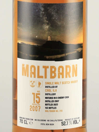 Maltbarn Caol Ila 15 Year Old 2007