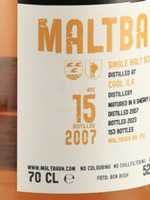 Load image into Gallery viewer, Maltbarn Caol Ila 15 Year Old 2007
