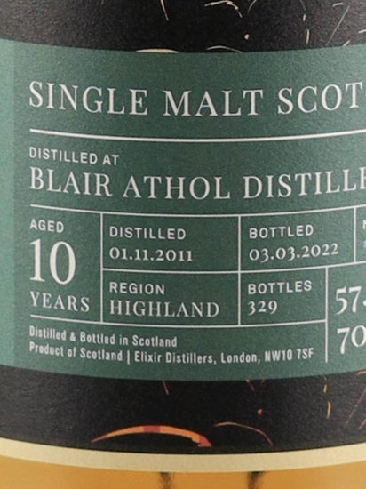 Whisky Trail TOGETHER Blair Athol 10 Year Old 2011