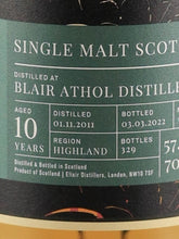 Load image into Gallery viewer, Whisky Trail TOGETHER Blair Athol 10 Year Old 2011