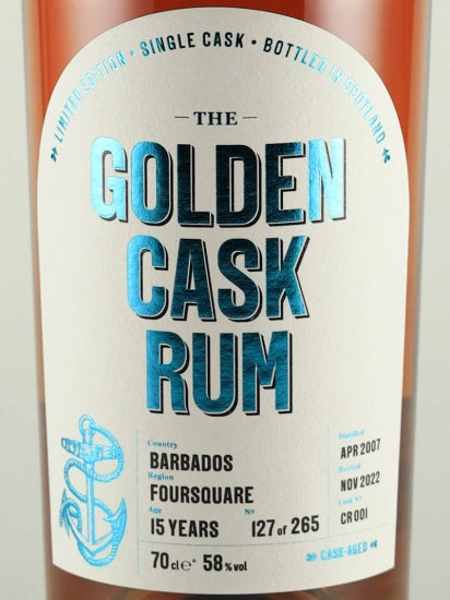 Golden Cask Foursquare 15 Year Old 2007