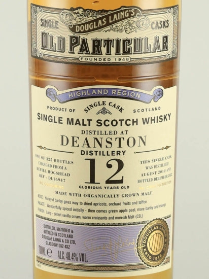 Old Particular Deanston 12 Year Old 2010