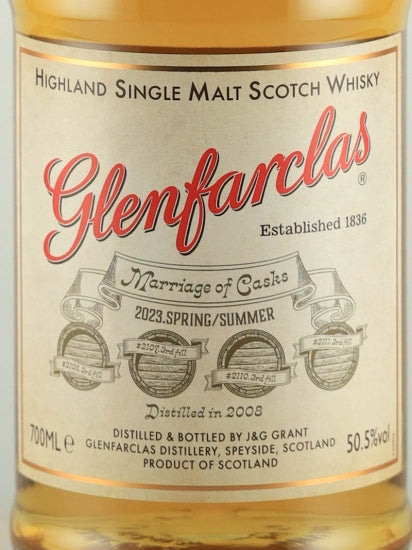 Glenfarclas Mariage of Casks 2023 SPRING/SUMMER