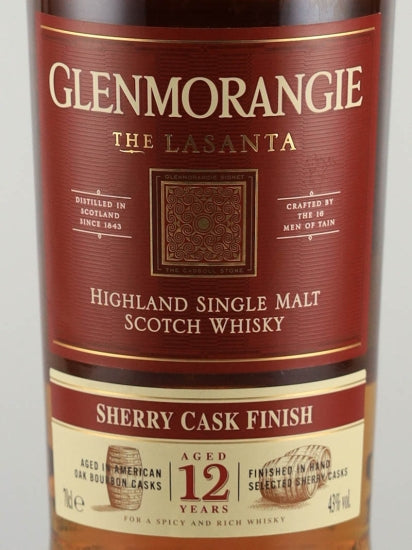 Glenmorangie 12 Year Old Lasanta Old Label