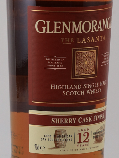 Glenmorangie 12 Year Old Lasanta Old Label (Cap Defect) - image 4