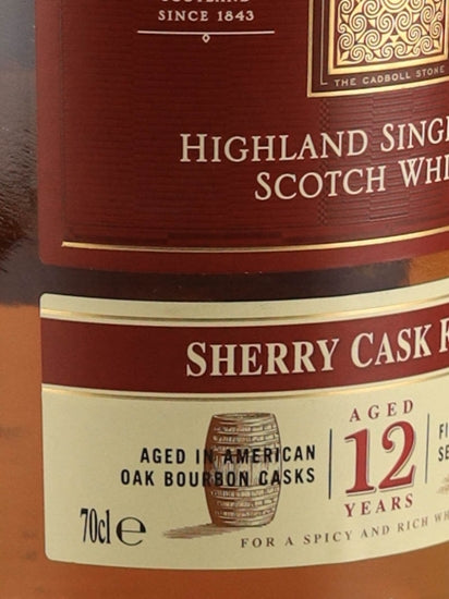 Glenmorangie 12 Year Old Lasanta Old Label