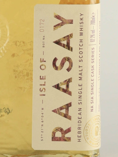 Isle of Raasay Na Sia Single Cask Rye Non Peated