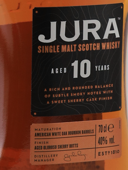 Isle of Jura 10 Year Old 700ml