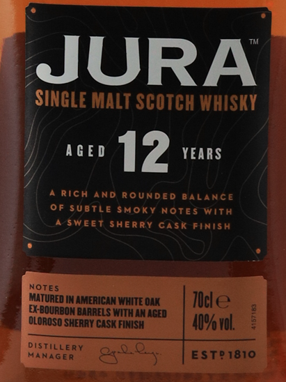Isle of Jura 12 Year Old