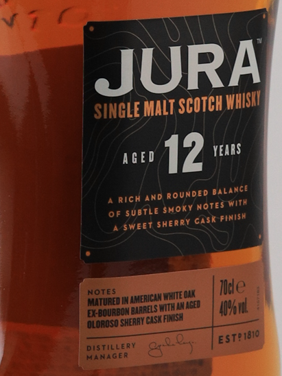Isle of Jura 12 Year Old