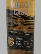 Load image into Gallery viewer, Golden Cask Glencadam 10 Year Old 2012