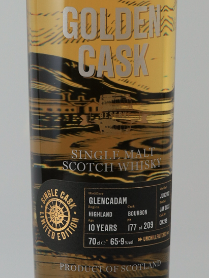 Golden Cask Glencadam 10 Year Old 2012
