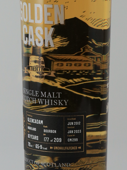 Golden Cask Glencadam 10 Year Old 2012