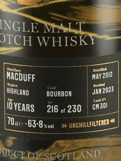 Golden Cask Macduff 10 Year Old 2012