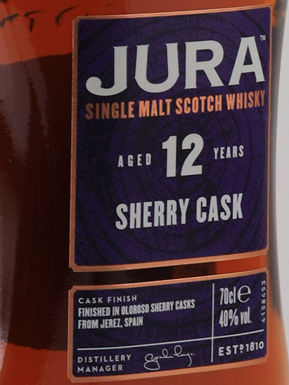 Isle of Jura 12 Year Old Sherry Cask