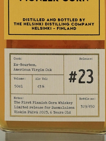 Helsinki Whisky Pioneer Corn #23