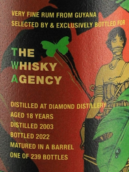 The Whisky Agency Rum Diamond 18 Year Old 2003