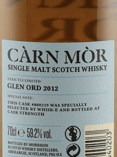 Carn Mor Strictly Limited Glen Ord 10 Year Old 2012