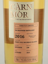 Load image into Gallery viewer, Carn Mor Strictly Limited Inchgower 6 Year Old 2016