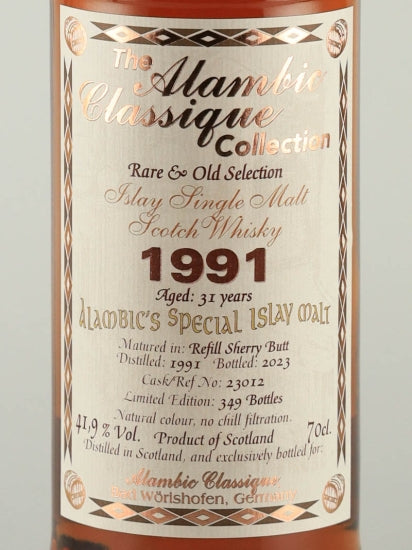 Alambic Classic Islay Single Malt 31 Year Old 1991