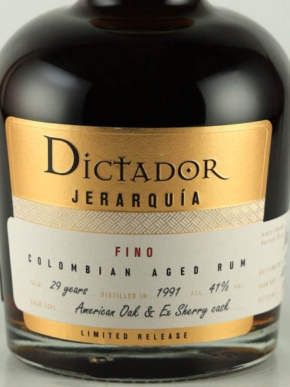 Dictador Heraldia 29 Year Old 1991 American Oak & Sherry Cask