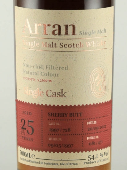 Arran 25 Year Old 1997