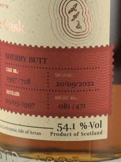 Arran 25 Year Old 1997
