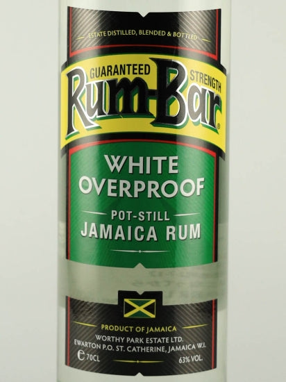 Worthy Park Rum Bar White Overproof