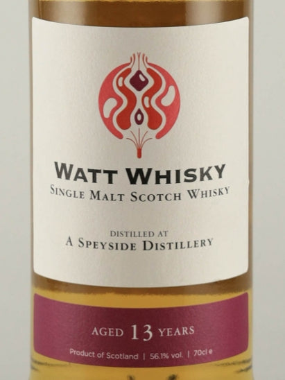 Watt Whisky Speyside 13 Year Old 2009