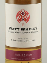 Load image into Gallery viewer, Watt Whisky Speyside 13 Year Old 2009