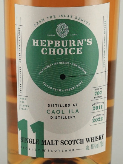 Hepburns Choice Caol Ila 11 Year Old 2011