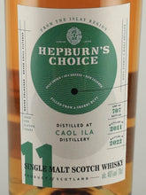 Load image into Gallery viewer, Hepburns Choice Caol Ila 11 Year Old 2011