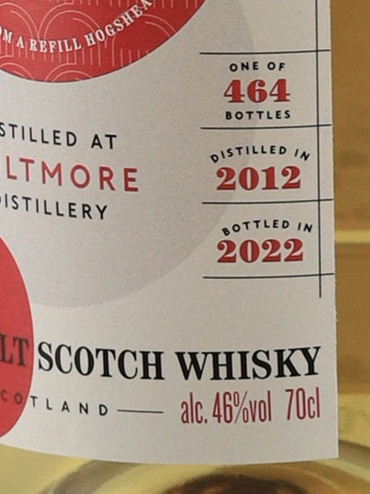 Hepburn's Choice Aultmore 10 Year Old 2012