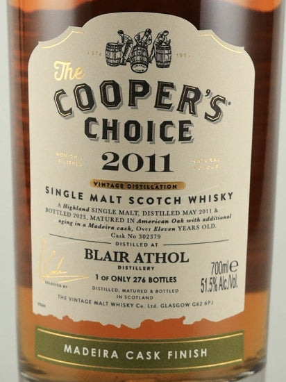 Cooper's Choice Blair Athol 11 Year Old 2011