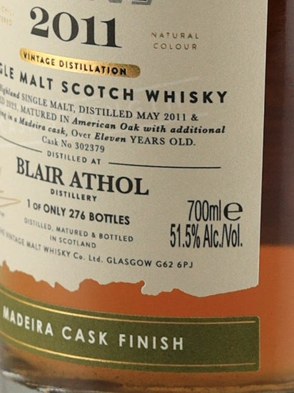 Cooper's Choice Blair Athol 11 Year Old 2011