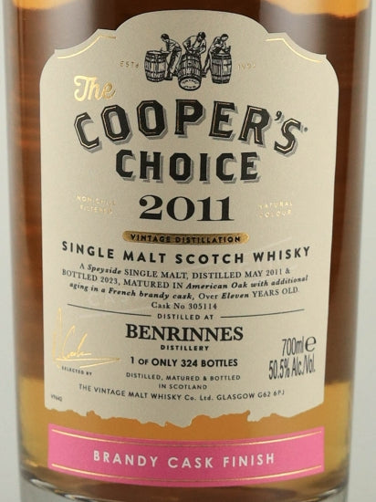 Cooper's Choice Benrinnes 11 Year Old 2011