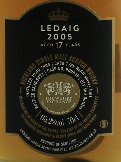 Signatory Ledaig 17 Year Old 2005