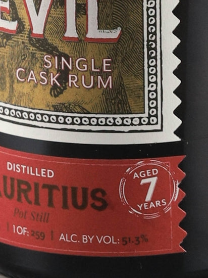 Kill Devil Mauritius Pot Still 7 Year Old 2014