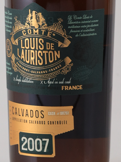 Louis De Lauriston Calvados 2007 for JIS