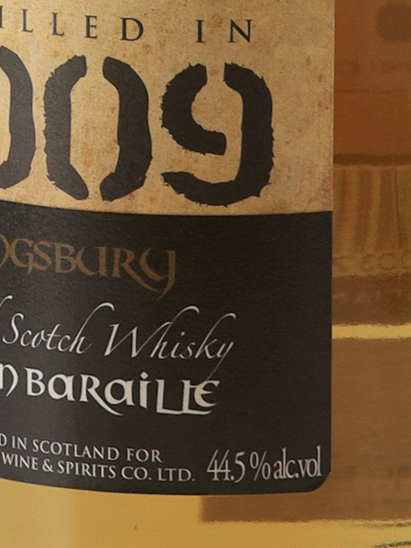 Kingsbury Gold Main Baraille 12 Year Old 2009