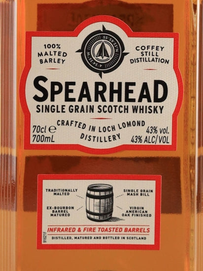 Spearhead Single Grain Scotch Whisky