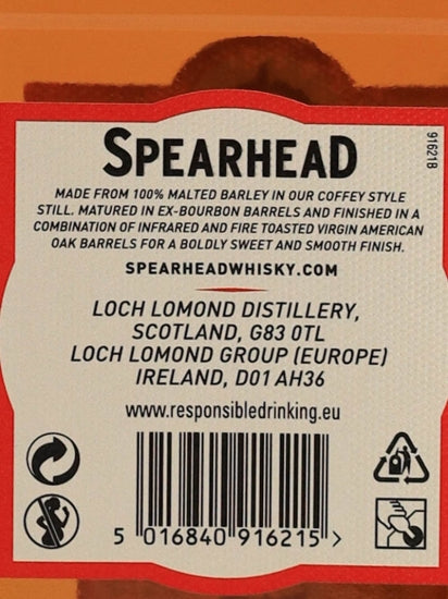 Spearhead Single Grain Scotch Whisky