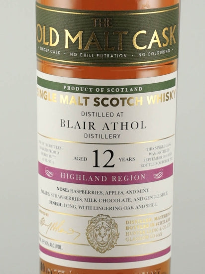 Old Malt Cask Blair Athol 12 Year Old 2010