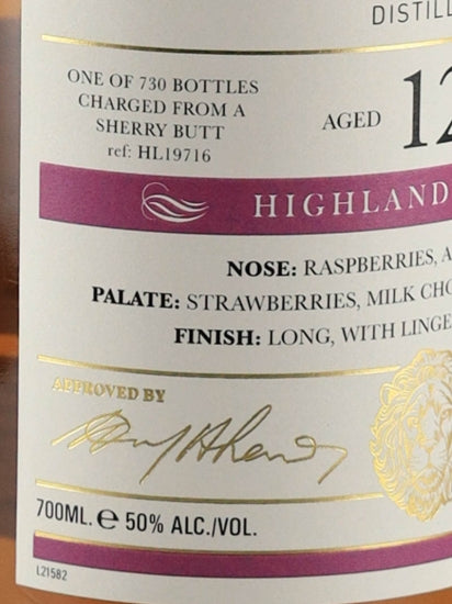 Old Malt Cask Blair Athol 12 Year Old 2010