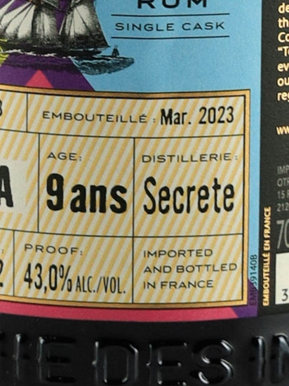 Compagnie des Indes Jamaica 9 Year Old