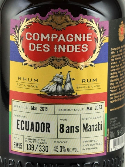 Compagnie des Indes Ecuador 8 Year Old